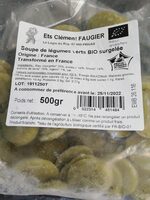 Soupe de légumes vert bio surgelée