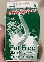 Fat Free Skim Milk