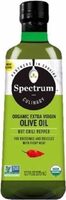 Culinary organic hot chili pepper extra virgin olive oil