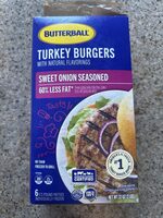 Turkey Burgers Sweet Onion Seasoned