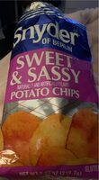Sweet and sassy potato chips