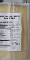 Comte pdo French cheese