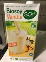 Lait soja vanille bio