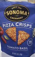 Pizza crisps tomato basil