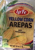 Yellow corn arepas