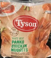 White meat Panko chicken nuggets