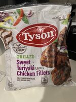 Grilled Sweet Teriyaki Flavored Chicken Thigh Fillets