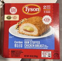 Cordon Bleu Raw Stuffed Chicken Breast
