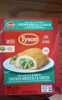 Breaded & Stuffed Chicken Broccoli & Cheese