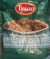 Mediterranean style boneless chicken bites