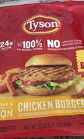 Cheddar bacon chicken burger