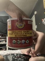 Organic, Infant Formula With Iron Milk-Based Powder