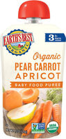 Organic Carrot Pear Baby Food Puree