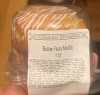 Butter rum muffin