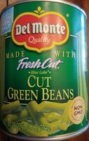 Fresh cut green beans