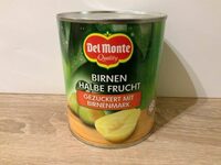 Birnen halbe Frucht