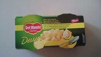 Pezzi di ananas con sciroppo aromatizzato al limone