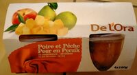 Poire et pêche
