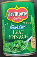 Fresh cut leaf spinach