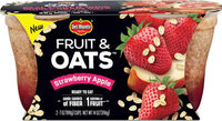 Fruit & oats strawberry apple real fruit & 100%