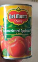 Unsweetened applesauce in water
