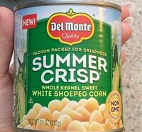 Summer Crisp Whole Kernel Sweet White Shoepeg Corn