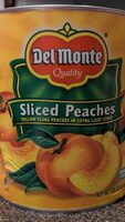 Sliced peaches in extra light syrup
