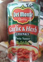 Garlic & Herb Chunky Pasta Sauce