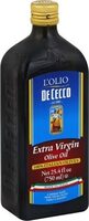 Extra virgin olive oil with italian olives