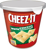 White cheddar baked snack crackers mini cup
