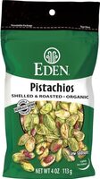 Organic shelled & dry roasted pistachios