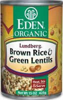 Brown Rice & Green Lentils