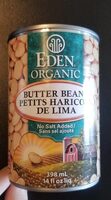 Butter Beans, No Salt Added, Organic