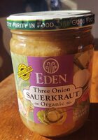 Three onion sauerkraut