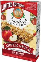 Chewy Granola Bars, Apple Spice