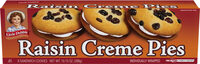 Raisin creme pies