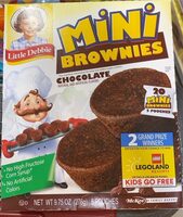 Mini Brownies Chocolate