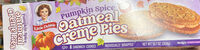 Pumpkin Spice Oatmeal Creme Pies