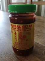 Sambal Oelek pâte de chili fraîche broyé