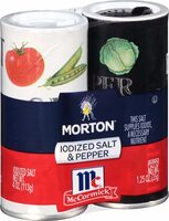 Iodized Salt & Pepper