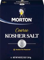 Coarse kosher salt