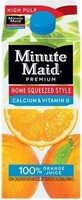 Premium orange juice home squeezed style calcium & vitamin d