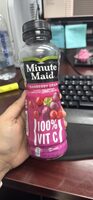 Cranberry Grape Flavored Juice Beverage