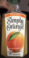 Simply Orange Pulp Free