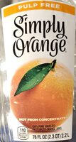 Orange Juice - Pulp Free
