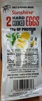 2 hard cooked eggs