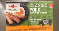 Classic pork breakfast sausage