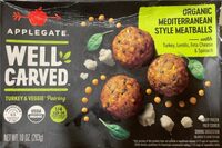 Organic Mediterranean Style Meatballs