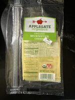 Organic muenster cheese, muenster