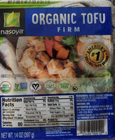 Organic Firm Tofu